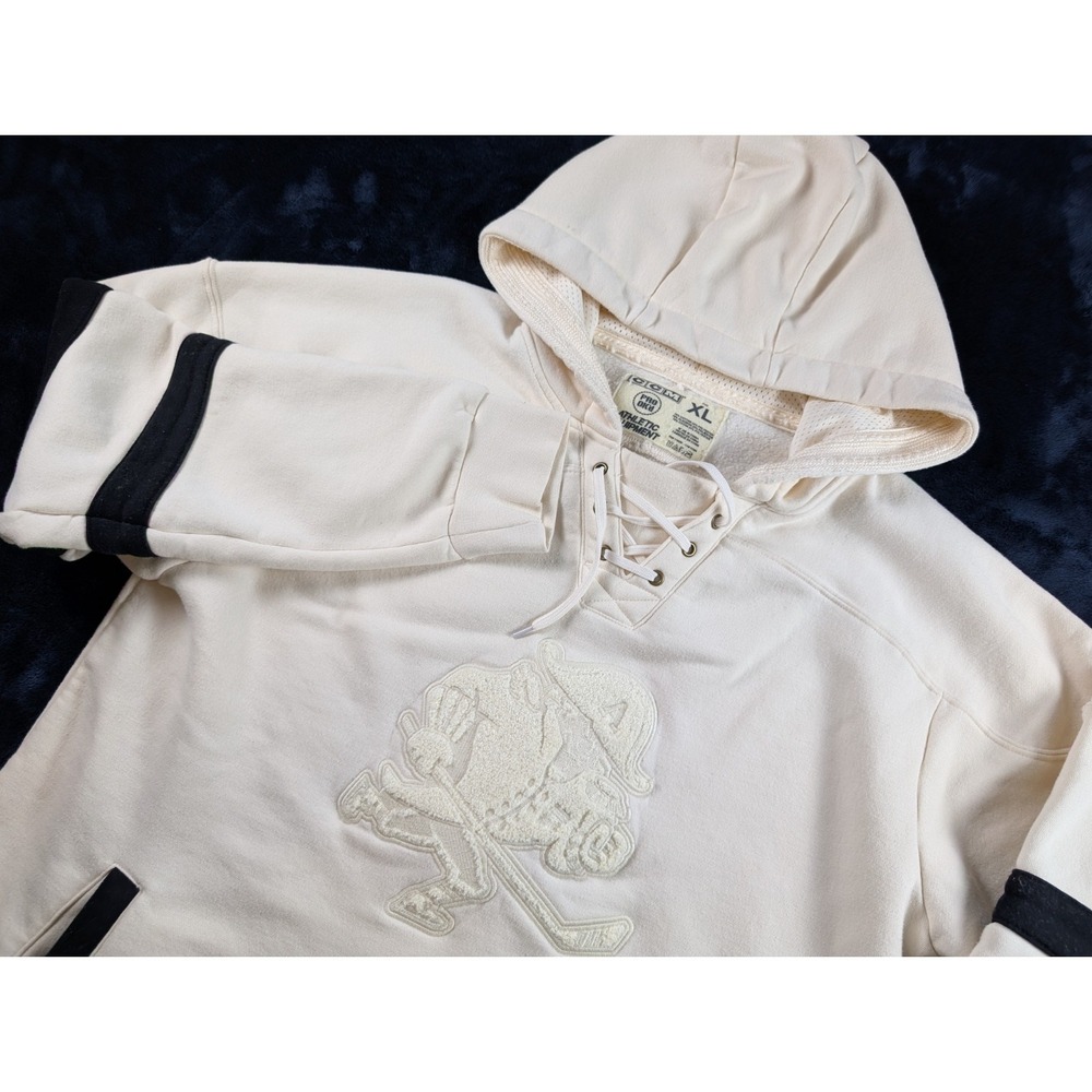 AHL Milwaukee Admirals Alternate Logo Pro CCM Lacer Jersey Style Hoodie Men's XL